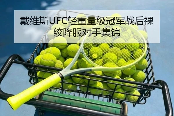 戴维斯UFC轻重量级冠军战后裸绞降服对手集锦